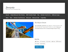 Tablet Screenshot of jbcoyote.com